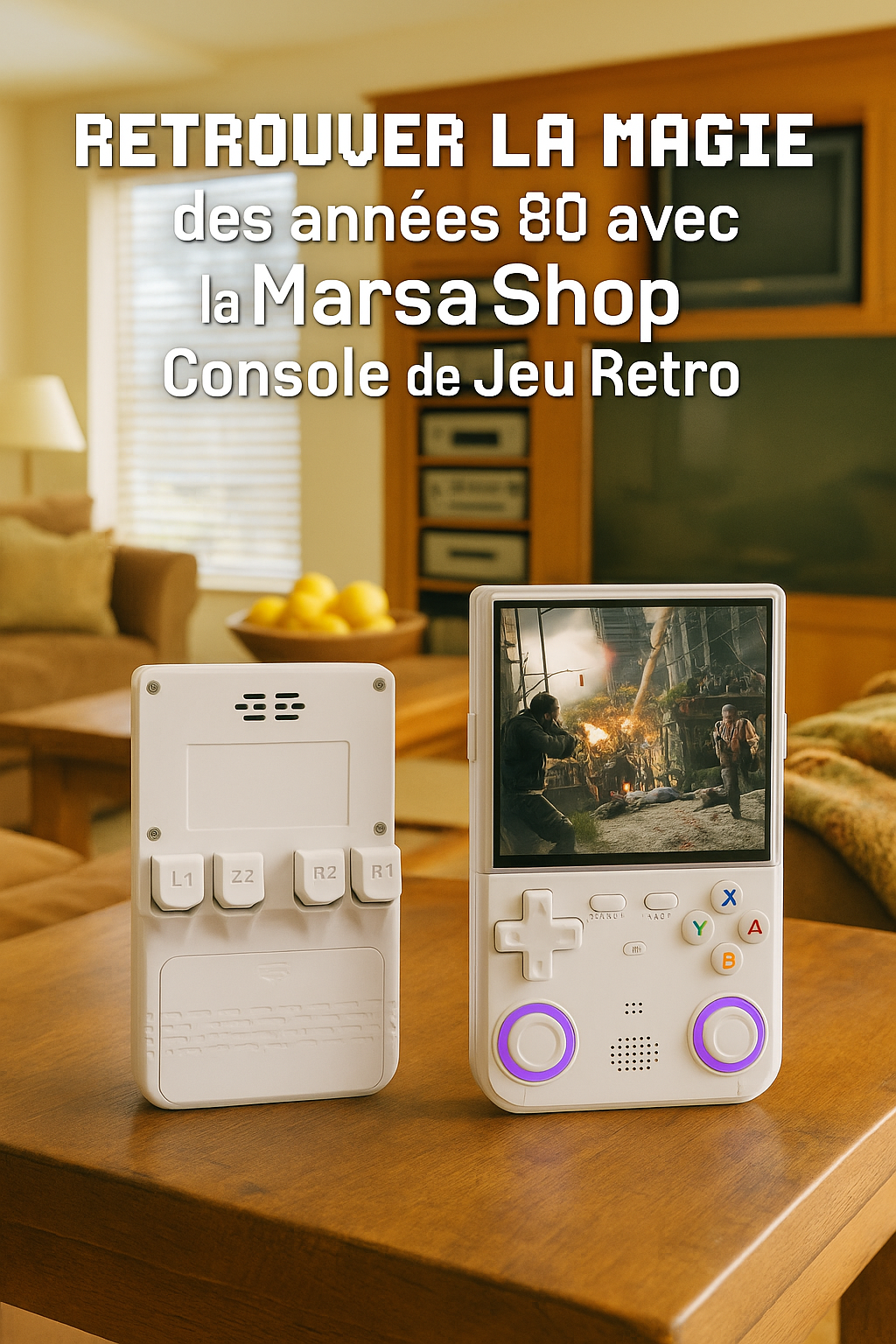 MarsaShop Console de Jeu RETRO - 128 Go