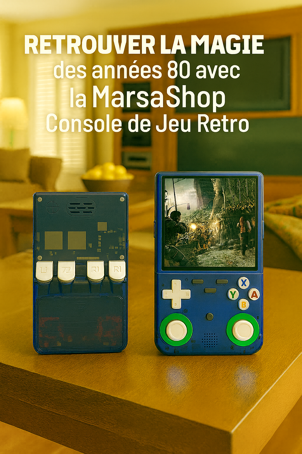 MarsaShop Console de Jeu RETRO - 128 Go