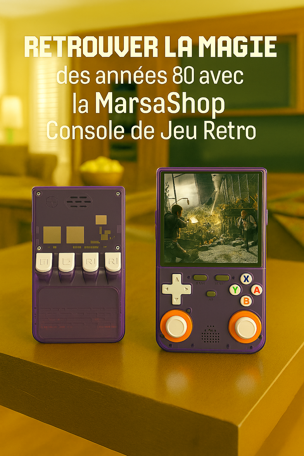 MarsaShop Console de Jeu RETRO - 128 Go